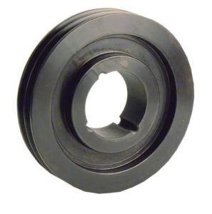 4/5V10.9 QD-E, 455316 Bushing Bore V-Belt Pulley - 5V Belt Section, 4 Groove, 10.8 in Pitch Dia., 10.90 in O.D., QD Bushed, E Series Bushing, Cast Iron Material