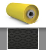 PPI 48" DIA X 44" FACE, SPECIAL DUTY DRUM PULLEY WITH 1/2" PLAIN LAGGING.
