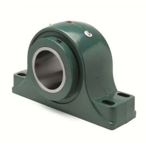 EP4B-IP-515R, Pillow Block Roller Bearing Unit - 5.9375 in Bore Dia., Four-Bolt Base, Solid Pillow Block, Cast Iron Material, Non-Expansion Bearing (Fixed)